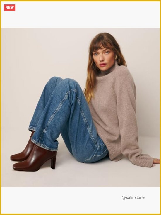 Square Toe Mid Calf Booties, Chunky Block Heel Side Zipper  Square Toe Ankle Boots with Side Zipper, Low Heel Booties, Leather Comfort